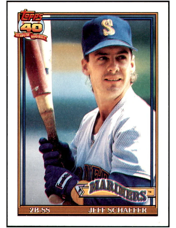 Jeff Schaefer Baseball Card